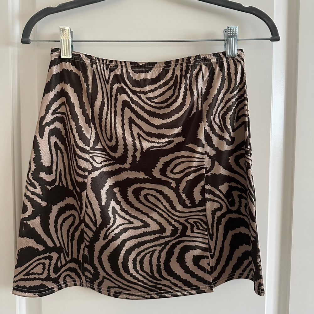 Urban Outfitters Animal Print Mini Skirt